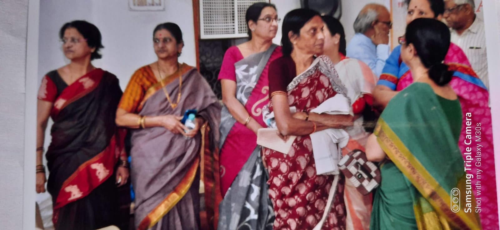 Author Ramesh Gangashetty and his wife during the pilgrimage journey