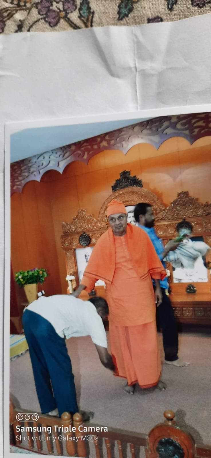 Blessings from Swami Jnanananda